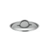 Couvercle inox pontet creux 14 cm