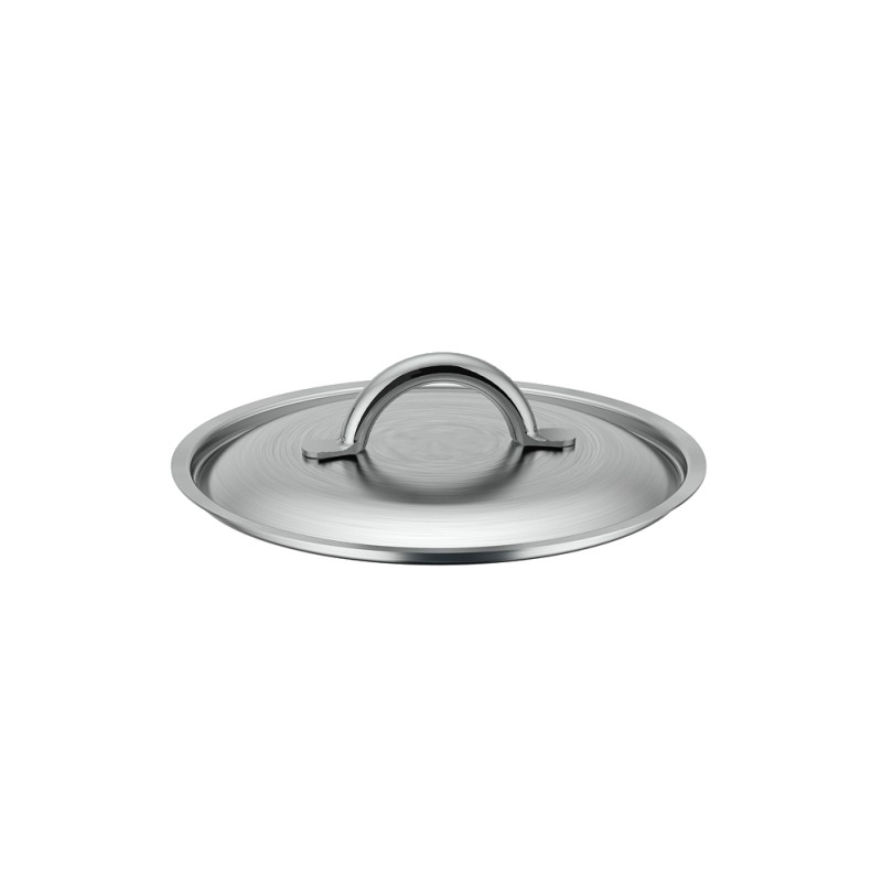 Couvercle inox pontet creux 28 cm