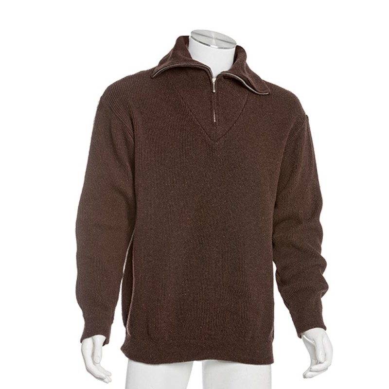 Pull Homme Col Roulé Zippé - Coupe Thermique Tricotée Pour Mi-saison Et Hiver | Style Décontracté Et Professionnel - 4