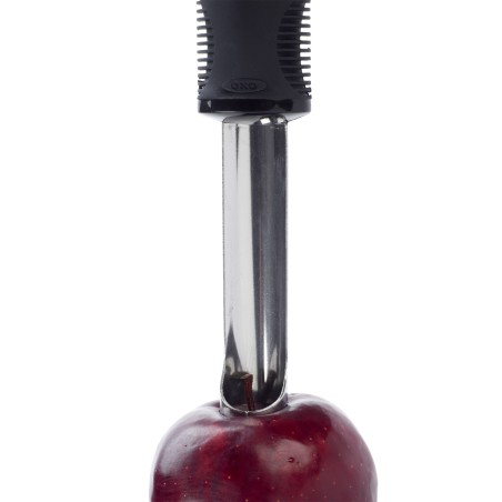 Vide-pomme en inox avec manche antidérapant ergonomique large