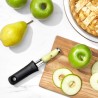 Vide-pomme en inox avec manche antidérapant ergonomique large