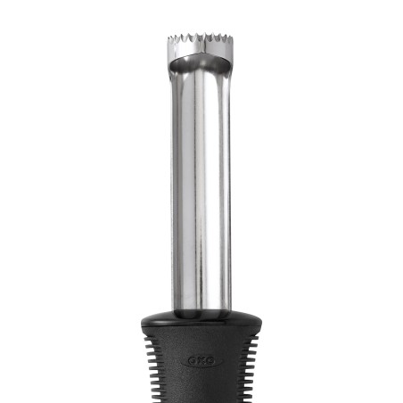 Vide-pomme en inox avec manche antidérapant ergonomique large