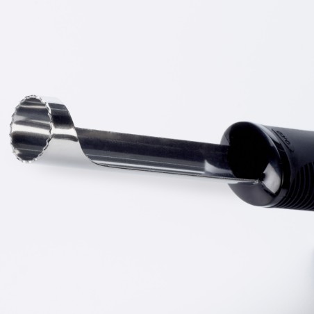 Vide-pomme en inox avec manche antidérapant ergonomique large