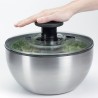 Essoreuse à salade inox 26 cm avec poussoir ergonomique OXO