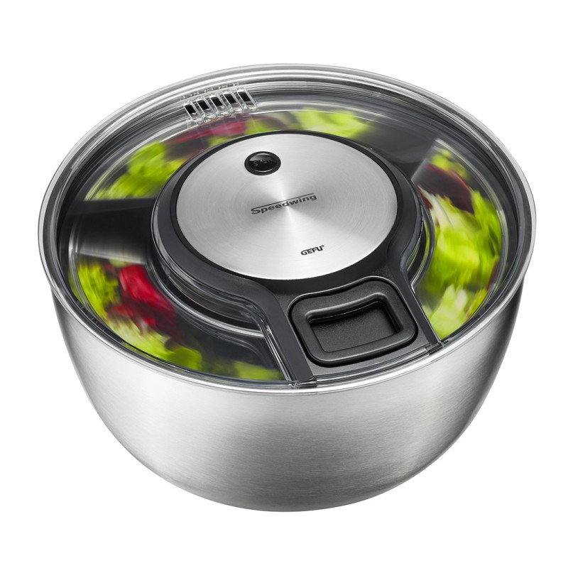 Essoreuse à salade 27 cm en inox Speedwing Gefu