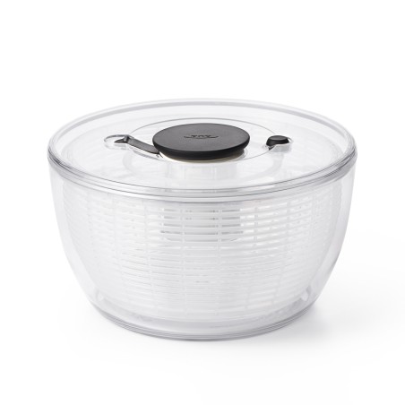 Essoreuse à salade transparente OXO 26 cm avec poussoir