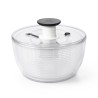 Essoreuse à salade transparente OXO 26 cm avec poussoir