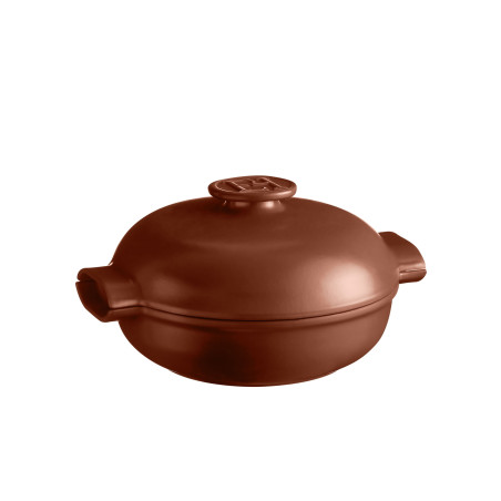 Sauteuse céramique induction Delight Emile Henry rouge Sienne 26 cm 2,5 litres