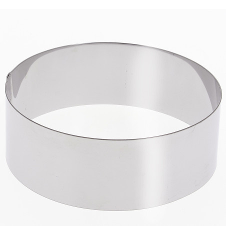 Cercle à Vacherin Inox Gobel - Diamètre 30 Cm - Pour Pâtisserie, Moulage Et Cuisson