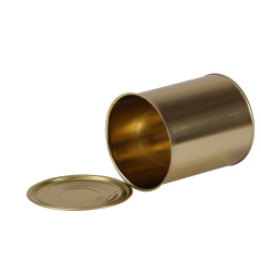 Boîte de conserve métal à sertir 4/4 par 100
