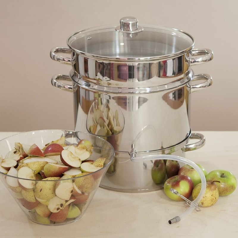 Extracteur De Jus En Acier Inoxydable 26cm - Compatible Induction Et Tous Feux