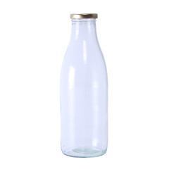 Bouteille à jus de 1 litre et capsule 48 mm