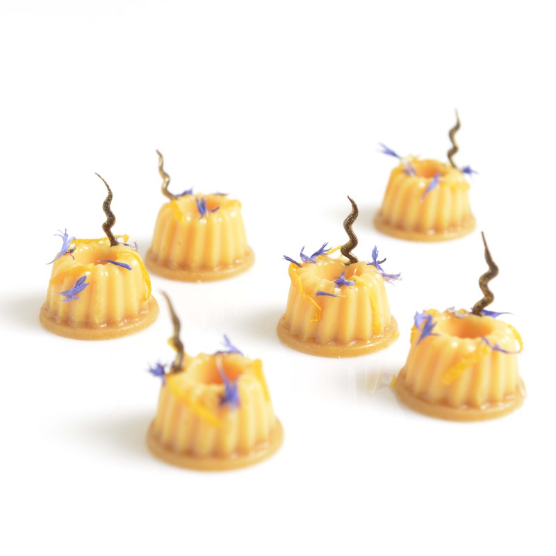 Set De 24 Moules à Kouglof En Silicone + 2 Spatules - Anti-Adhésif, Réutilisable Pour Four & Micro-ondes