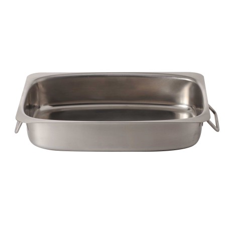 Plat à rôtir inox 35 cm avec fond diffuseur cuisinière plaque et four