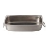Plat à rôtir inox 35 cm avec fond diffuseur cuisinière plaque et four