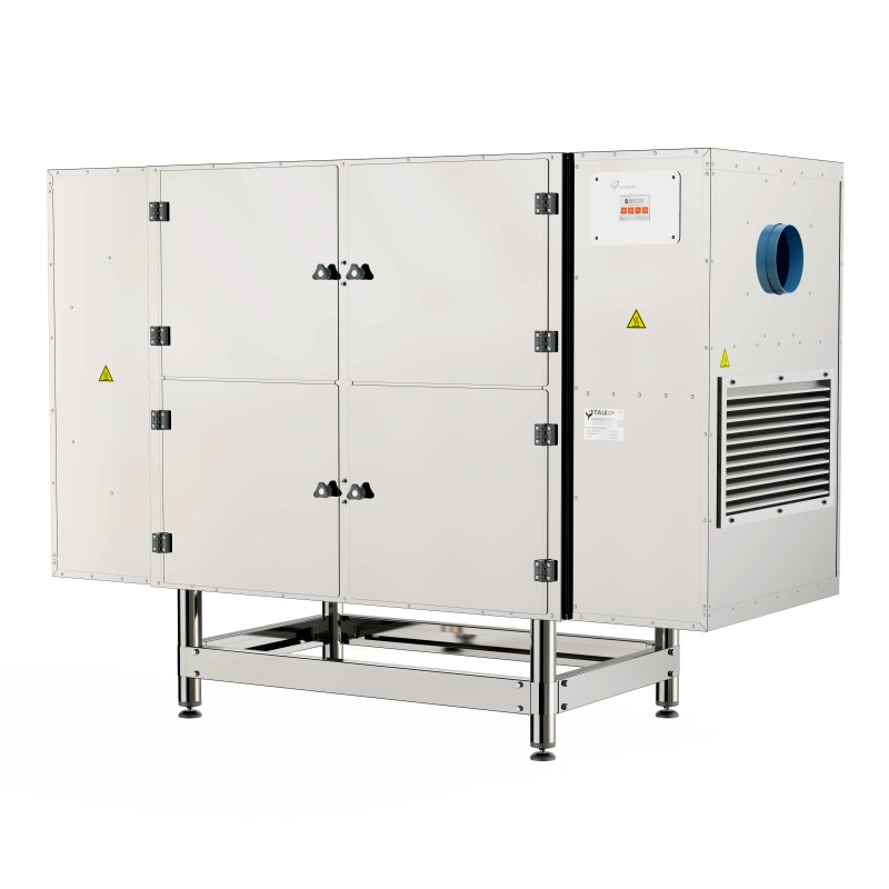 Déshydrateur professionnel inox 40 plateaux 14 m² triphasé 10 200 W
