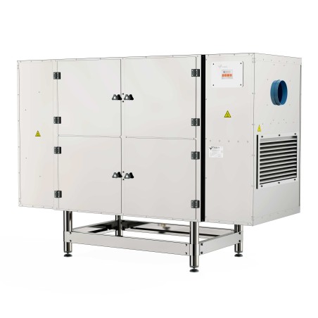 Déshydrateur professionnel inox 40 plateaux 14 m² triphasé 10 200 W