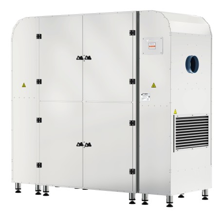 Déshydrateur professionnel inox 72 plateaux 25 m² triphasé 10 200 W
