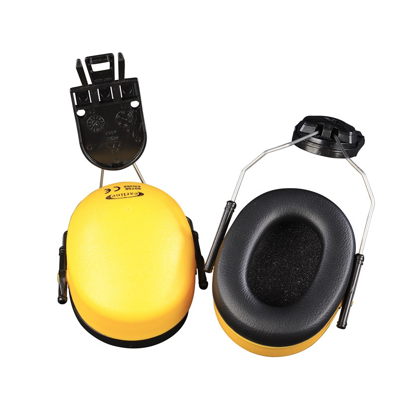 Lot De 2 Cache-Oreilles Pour Casque De Chantier - Antibruit Réglables Télescopiques Avec Boucle Rotative