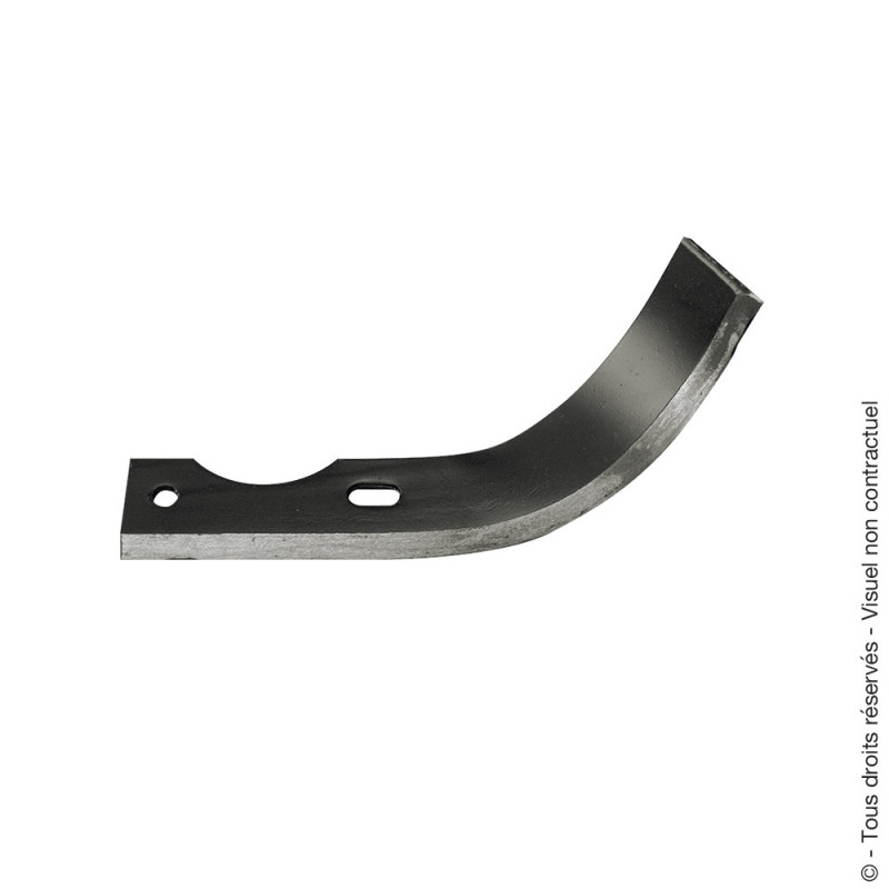 Couteau de fraise bêche adaptable droite 205 mm Stafor CBST205D