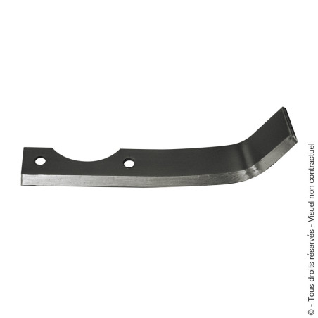 Couteau de fraise sarcleur adaptable droite 210 mm Agria CSA210D