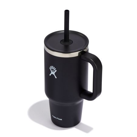Mug tumbler 940ml avec paille noir - Hydro Flask