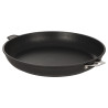 Poêle 32 cm en fonte d'alu antiadhésive induction avec contre poignée sans queue