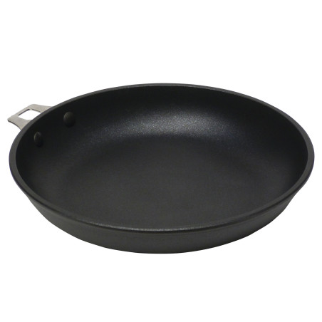 Poêle 28 cm en fonte d'aluminium antiadhésive induction sans queue