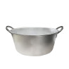 Bassine landaise alu 40 cm à gras et confiture 15 litres