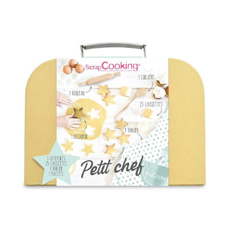 Mallette pâtisserie enfant Petit Chef - Scrapcooking