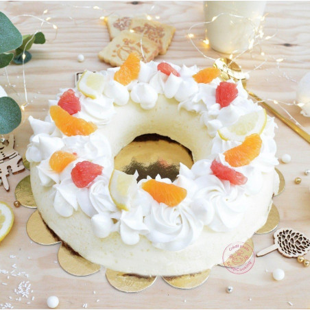 Kit moule bûche couronne de Noël - ScrapCooking
