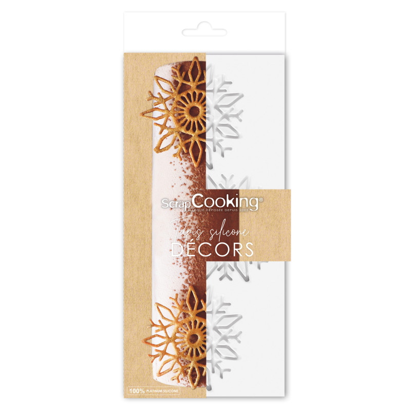 Tapis silicone Tuiles Flocon - Scrapcooking
