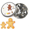 Boîte emporte-pieces petits hommes d'épices (x3) - ScrapCooking