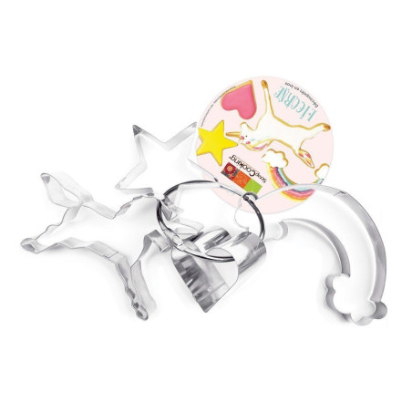 Découpoir Licorne sur cintre x4 - ScrapCooking