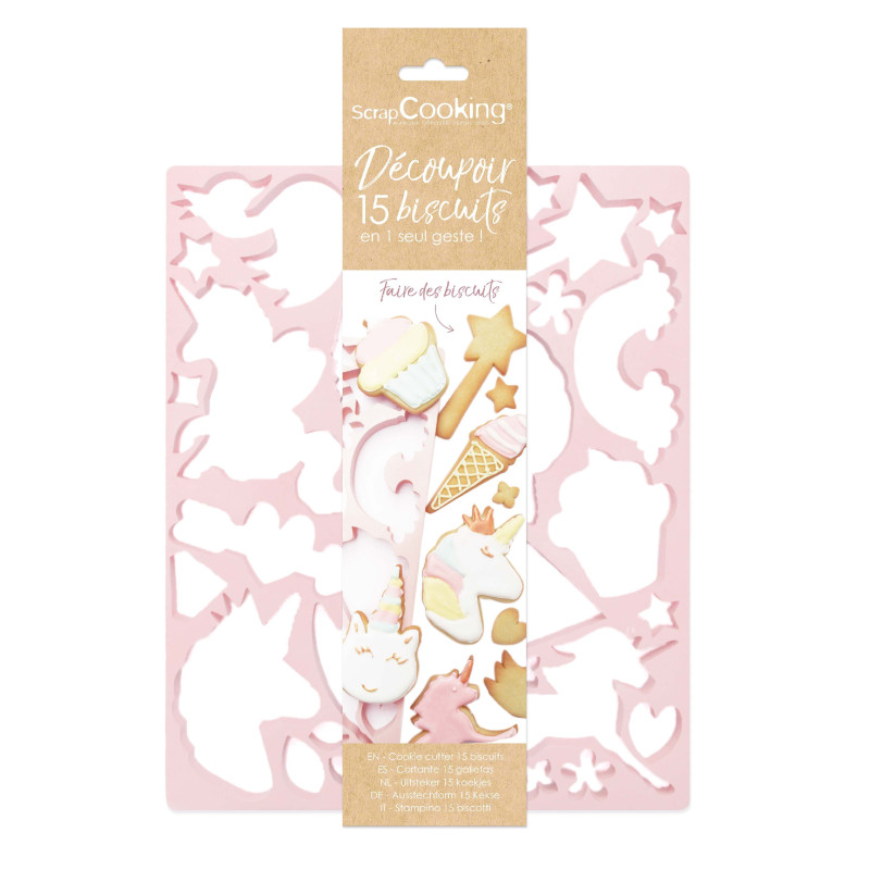 Plaque découpoir multi "Licorne" - ScrapCooking