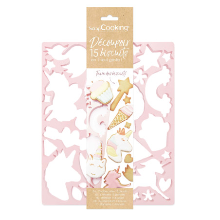 Plaque découpoir multi "Licorne" - ScrapCooking