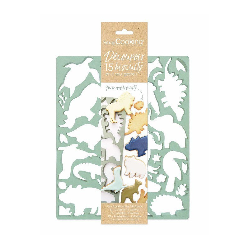 Plaque découpoir multi "Animaux" - ScrapCooking