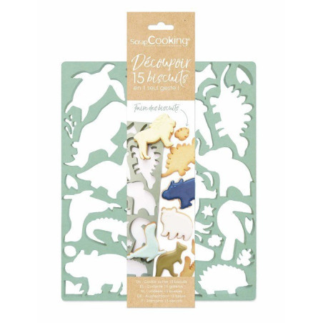 Plaque découpoir multi "Animaux" - ScrapCooking