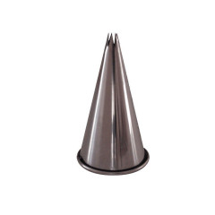 Douille inox cannelée 5mm 6 dents - De Buyer