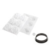 Kit Tarte Ring Fleur Michalak 8cm x6 - Silikomart Professional