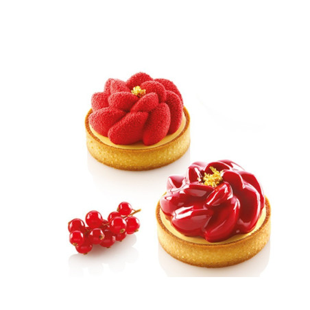 Kit Tarte Ring Fleur Michalak 8cm x6 - Silikomart Professional
