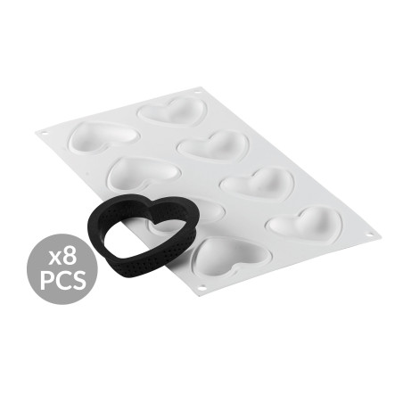 Kit Tarte Ring Amore 8cm - Silikomart Professional