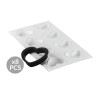 Kit Tarte Ring Amore 8cm - Silikomart Professional