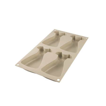 Moule silicone Robe Diva x4 - Silikomart