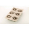 Moule silicone mini Arena 3D x6 - Silikomart