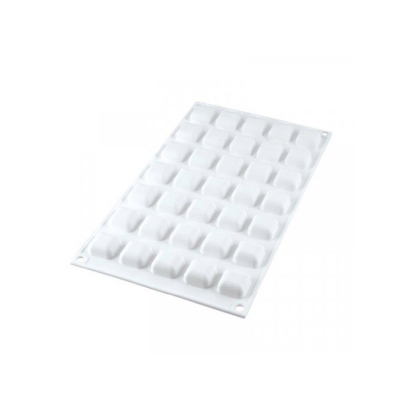 Moule silicone micro carré bombé x35 - Silikomart