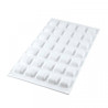 Moule silicone micro carré bombé x35 - Silikomart