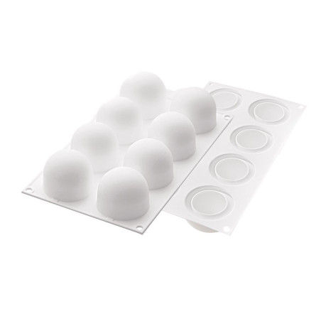 Moule sphère Truffes x8 - Ø 5,2 cm - Silikomart