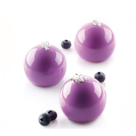 Moule sphère Truffes x8 - Ø 5,2 cm - Silikomart