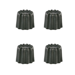 Moule cannelé aluminium revêtu 4,5cm x4 - Patisse